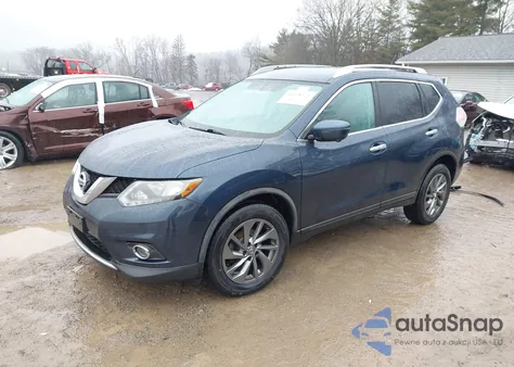 2016 Nissan Rogue Sl from USA, damaged, VIN KNMAT2MV2GP711181